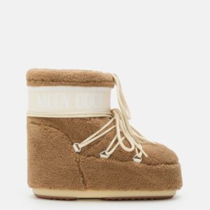 Moon Boot ICON LOW CAMEL FLEECE BOOTS
